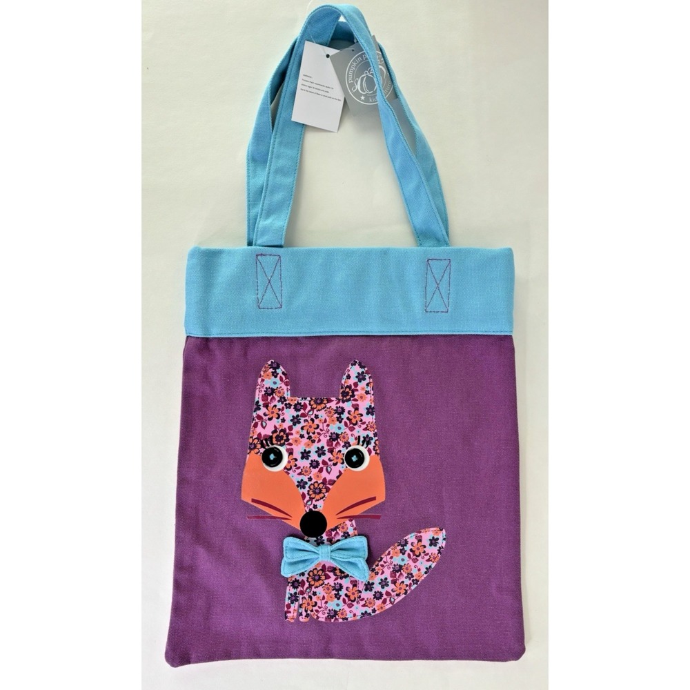 NEW PUMPKIN PATCH SHOULDER BAG‎ Purple Floral Fox Turquoise Gift Girls Purse